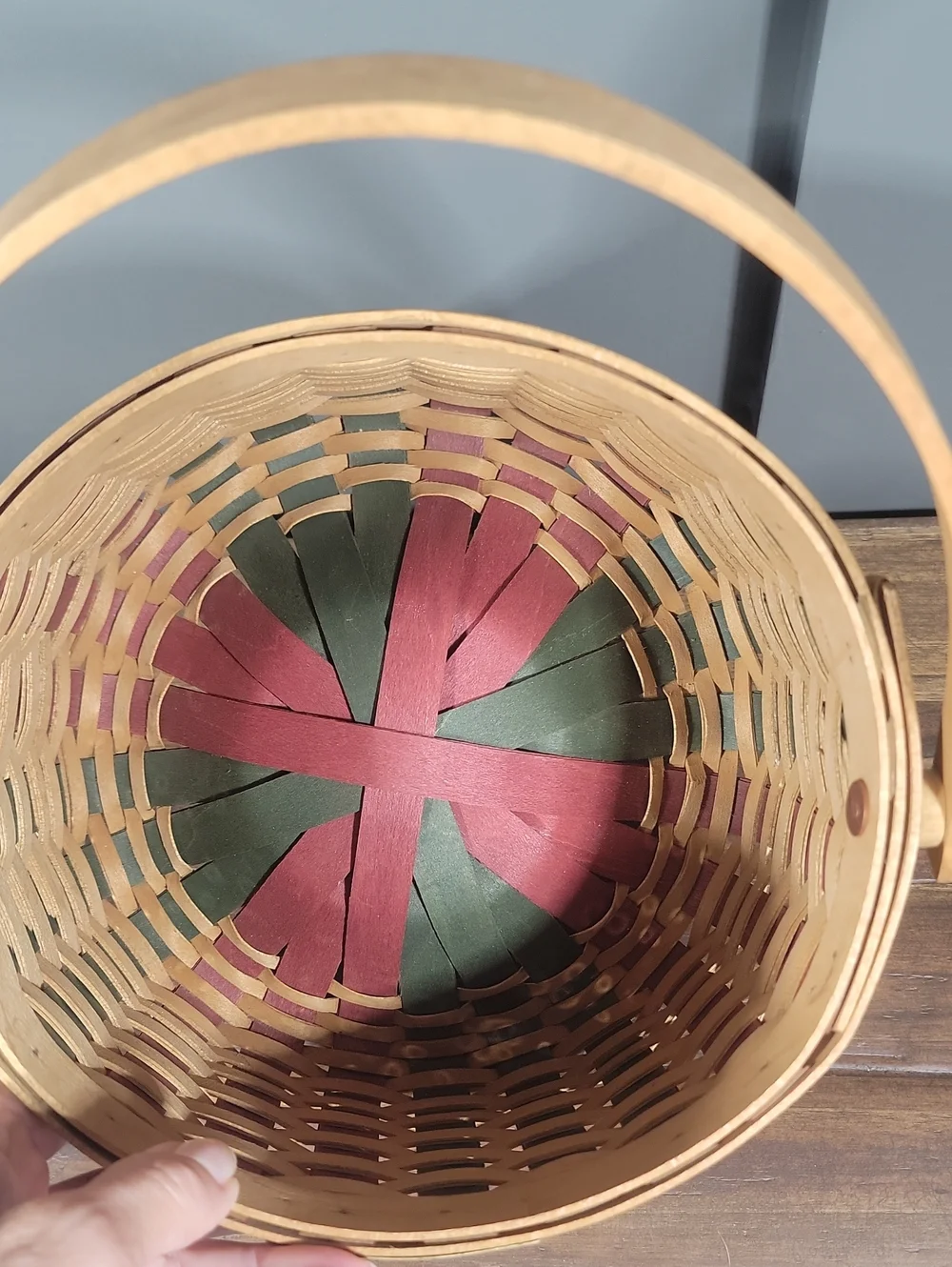 Vintage Longaberger Holiday Basket